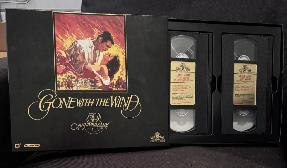 MGM TURNER Gone With The Wind 50th Anniversary Edition VHS Box Set Classic Film - Image 3 of 4