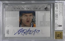2003-04 SP Authentic Sign of the Times Scott Hartnell #SOT-SH BGS 8 Auto t3w