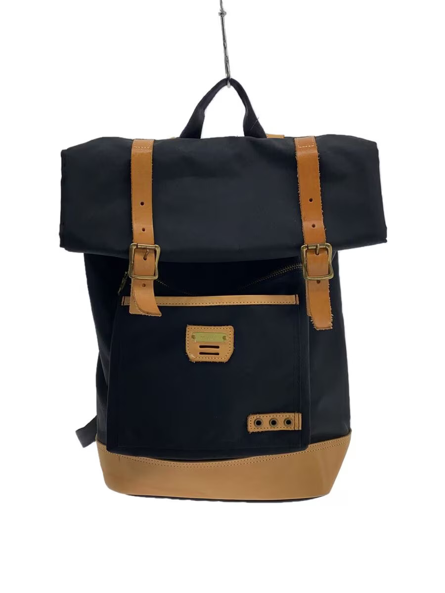 Masterpiece Backpack Polyester Blk Solid 12164 V2… - image 1