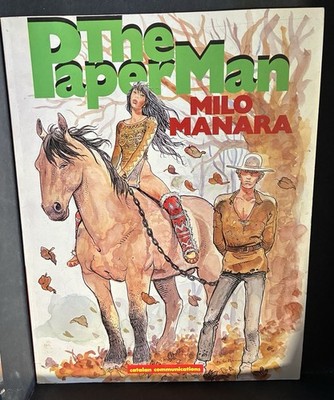 MILO MANARA The Paper Man Catalan Communications Graphic Novel 1986 NEW
