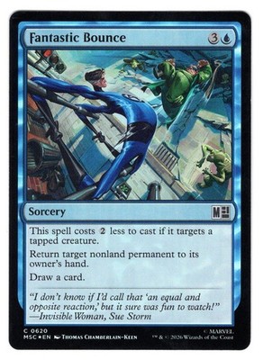 MTG Marvel Super Heroes Commander Foil Common #620 Fantastic Bounce