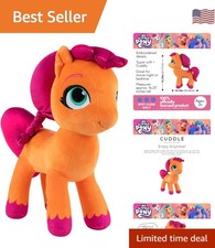 Sunny Starscout Cuddle Pillow - High-Quality Plush for Kids' Bedroom Decor