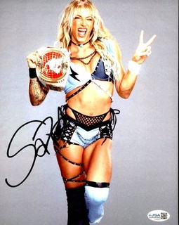 Sol Ruca WWE Signed 8x10 Wrestling Photo AUTO JSA