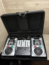 NUMARK DJ MIXER EQUIPMENT W 2 Axis CD Players  Hardcase See Desc 