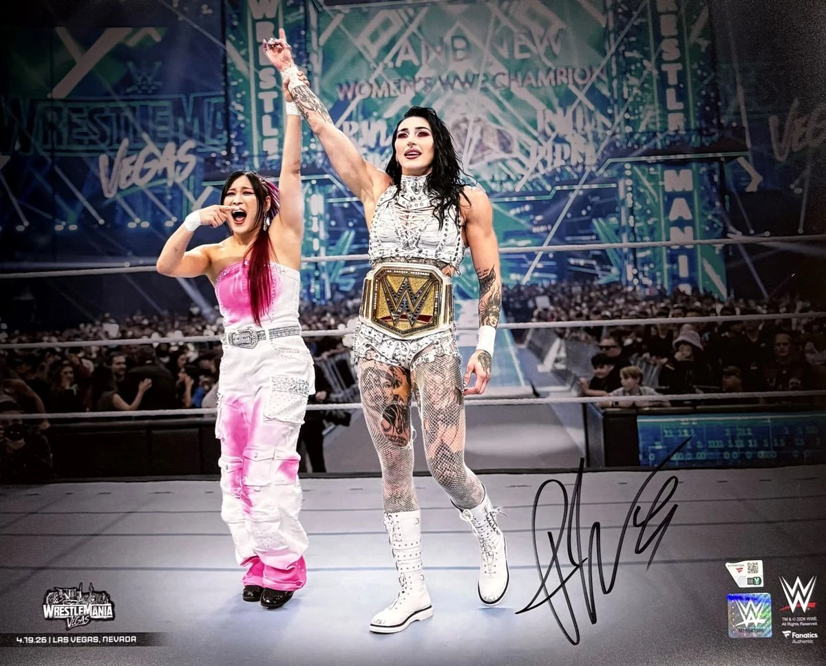 Fanatics Authentic WWE Wrestling Original Autographed Items for