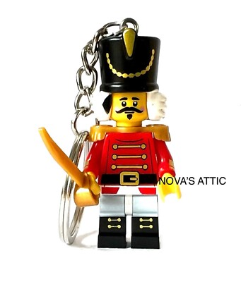 Nutcracker Soldier minifigure keyring UK