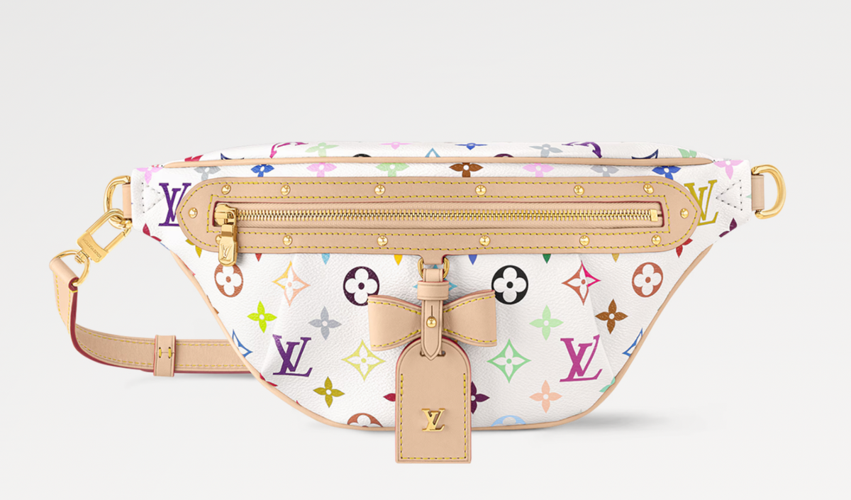 Louis Vuitton Takashi Murakami High Rise Bumbag White Multicolor
