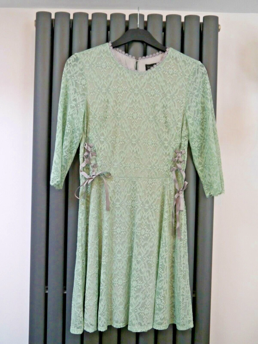 Topshop mint store green dress