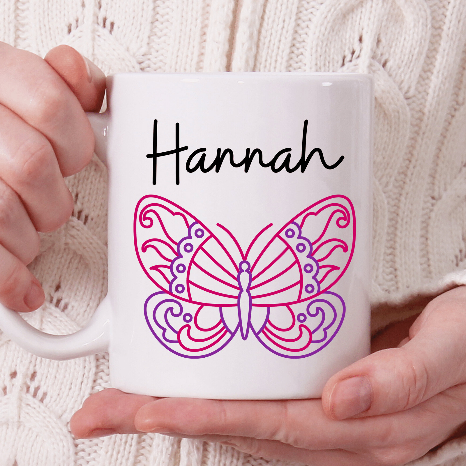 Personalised Butterfly Gifts Gifts For Butterfly Lovers Personalised Mug