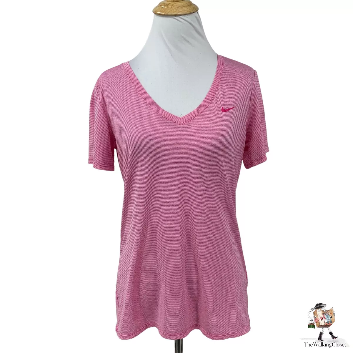 T shirt nike col v top