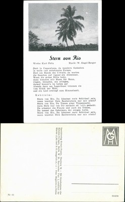 Ansichtskarte Rio de Janeiro Stern von Rio 1940