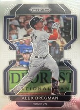 2022 Panini Prizm #50 Alex Bregman White Donut Circles Prizm