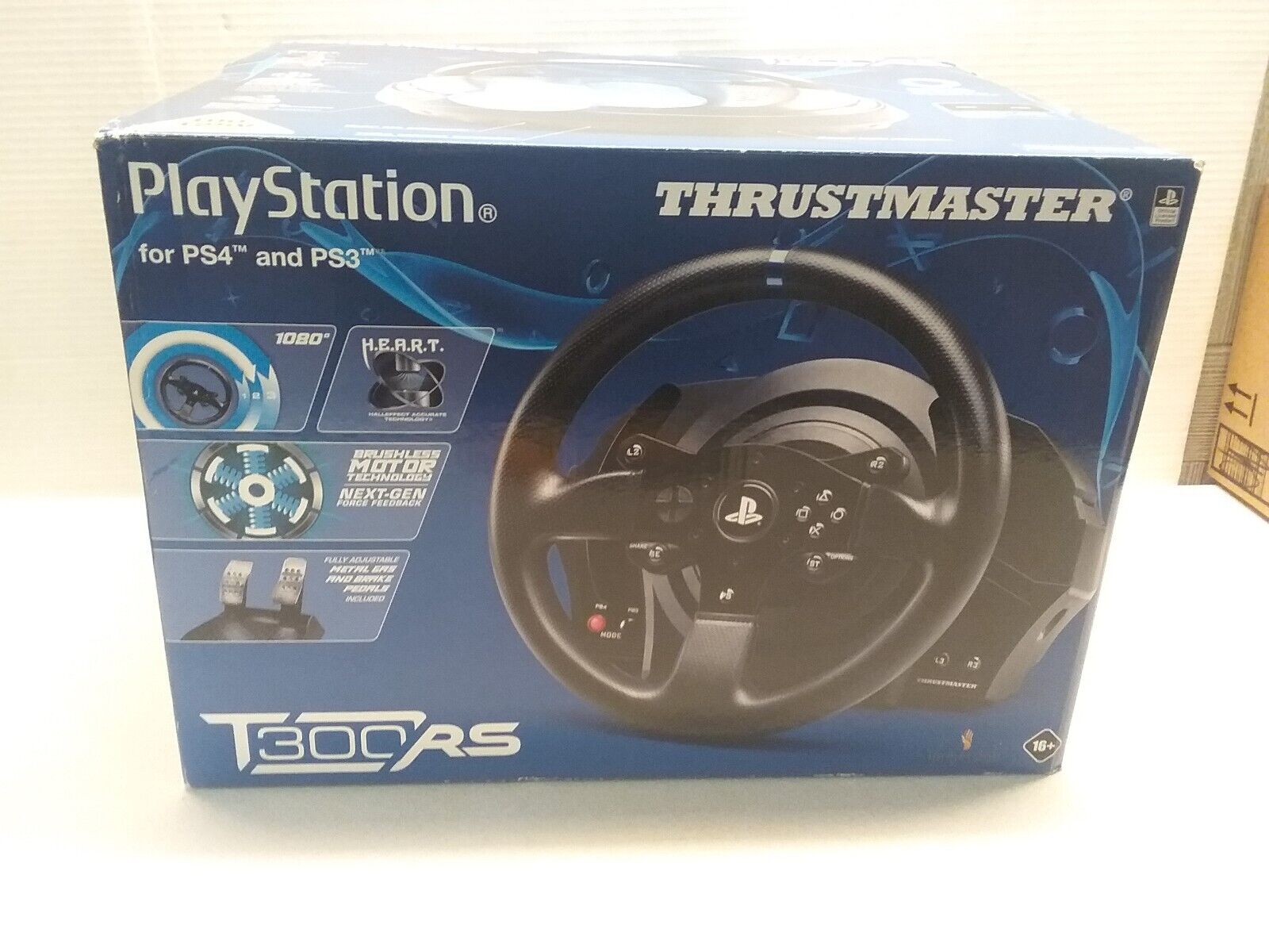  Thrustmaster T300RS Racing Wheel with Pedals (Compatible with  PS5, PS4, PC) : Everything Else