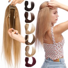 Russian 100 Remy Wire In Human Hair Extensions Secret Headband Hidden One Piece
