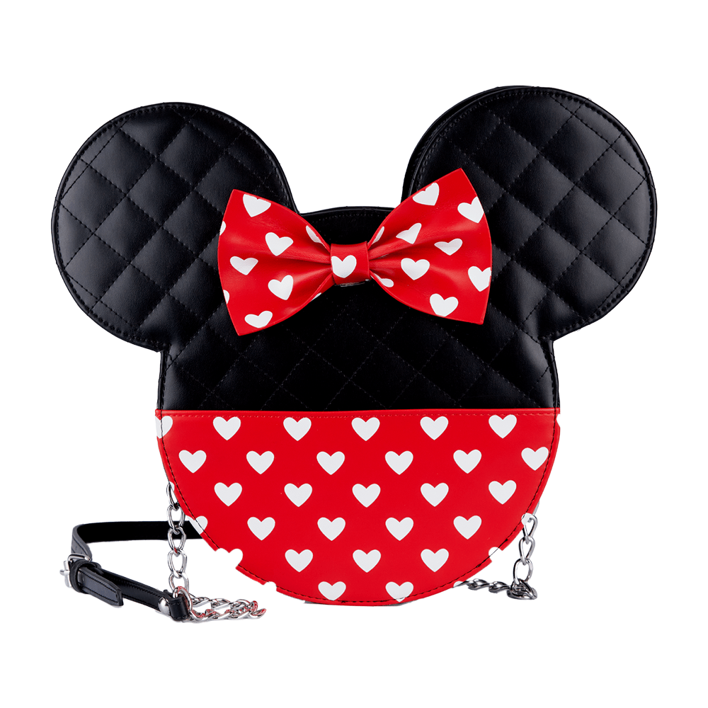 Loungefly: Disney - Mickey And Minnie Valentines Reversible Cross Body New with