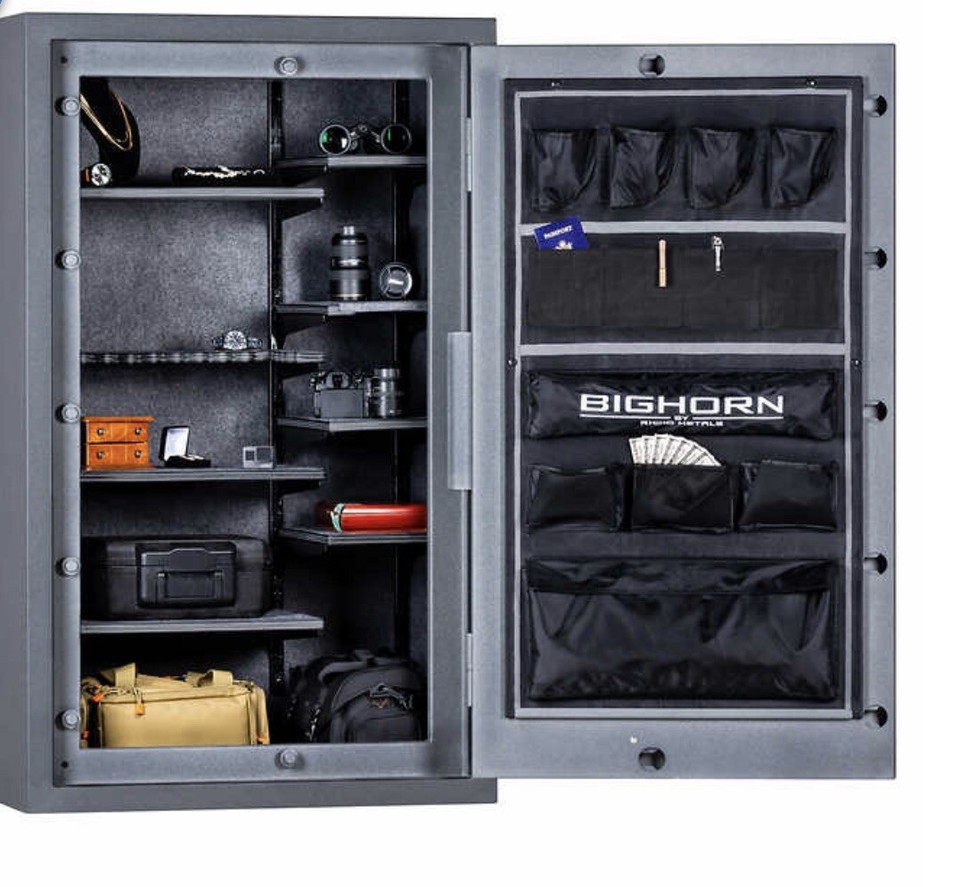 Bighorn Gun Safe, Electronic Lock, Fire Rated 49 Long Gun Capacity eBay
