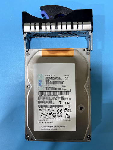 IBM 300GB FC 15K HDD w/Caddy , 17P8398, 17P8581 - Picture 2 of 4