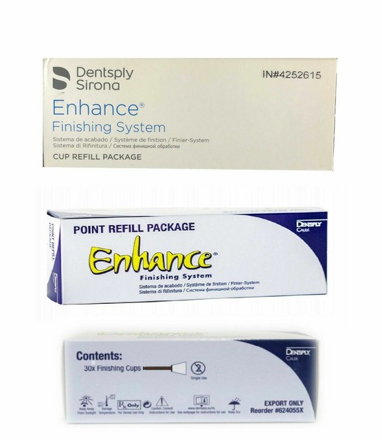 Dentsply Enhance Finishing Cups Disc and Point Composite Polishing FAST