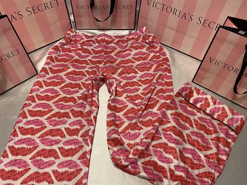 Victorias Secret Satin Lounge Pajamas 