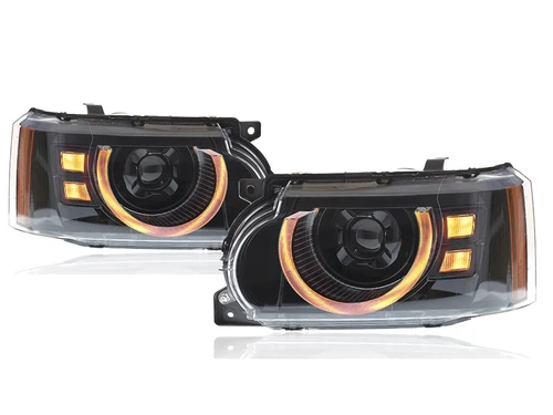 Conjunto de faros LED para Land Rover Range Rover Vogue L322 2010-2012 - Imagen 4 de 6