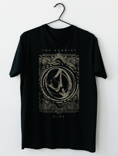 T-shirt The Agonist Canadian Metal Band Five M-2XL - Foto 1 di 2