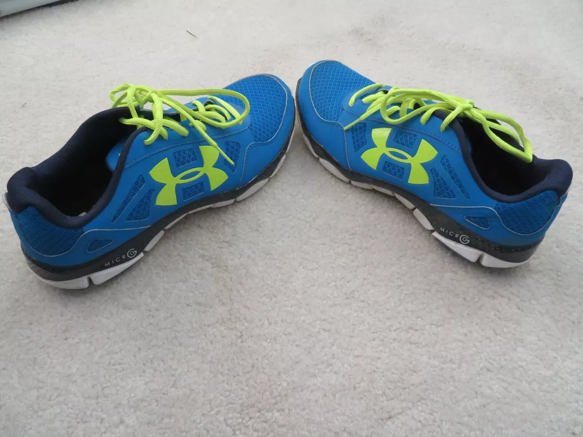 Mint Under Armour 1268466 405 Micro G Engage Running Shoes Blue