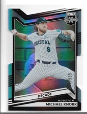 2022 Elite Extra Edition #75 Michael Knorr Die Cut /999