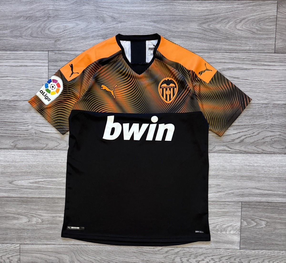 Puma NAVIユニフォーム　Lサイズ　valolant FC Valencia 2019 2020 Away Football Jersey Soccer Shirt PUMA Size