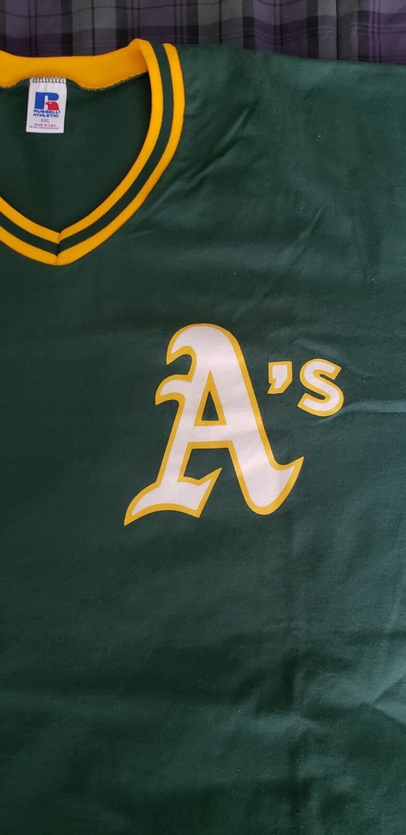 希少USA製　80S VINTAGE OAKLAND ATHLETICS XL RARE! Vintage 80s Chalk Line Oakland Athletics A's Satin