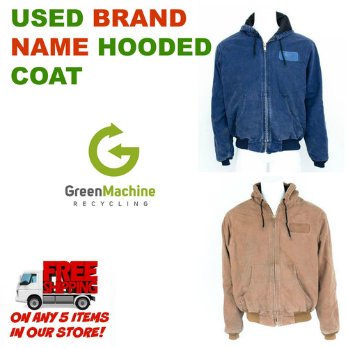 Used Brand Name Hooded Canvas Coat CARHARTT, Cintas, Unifirst, G&K