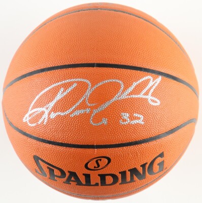 Karl Malone Signed Utah Jazz Spaulding NBA Basketball (JSA COA) 14x NBA All  Star
