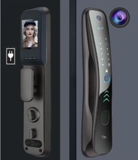 Smart Door Lock Automatic Fingerprint With Surveillance Camera Wifi Wireless