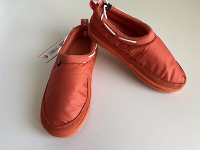 KAPPA 222 BANDA MULE ORANGE WHITE Slippers Mules Lined Men's Sz 9 NEW Box No Lid