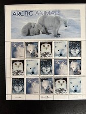 Scott 3288-3292 Arctic Animals Pane Of 15 33 Stamps 1999