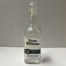 EVAN WILLIAMS - BIB KENTUCKY STRAIGHT BOURBON WHISKEY 750 ML EMPTY BOTTLE
