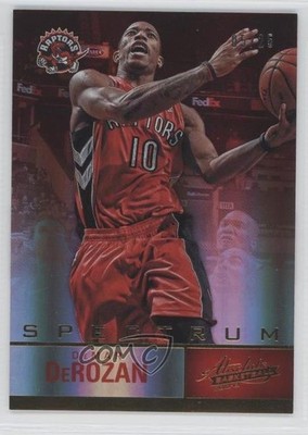 2012-13 Panini Absolute Spectrum Gold 5/25 DeMar DeRozan #54 2w5