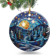 Starry Night Christmas Ornaments 2025 Ornament Holidays Ornaments Christmas Tree