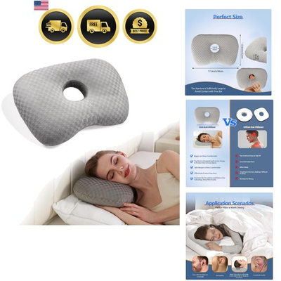 #ad Ear Piercing Pillow with an Hole for CNH and Ear Pain Inflammation Pressure S... $41.53