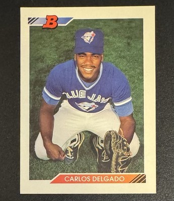 Carlos Delgado 1992 Bowman ROOKIE #127 - Toronto Blue Jays