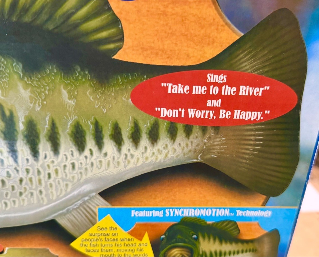 Vtg Big Mouth Billy Bass The Singing Talking Fish Gemmy Don't