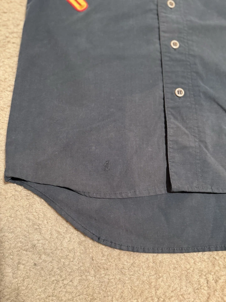 Vintage 1990s Nike Air Jordan Authentic Black Button Up Baseball Jersey Size L - Image 4 of 4