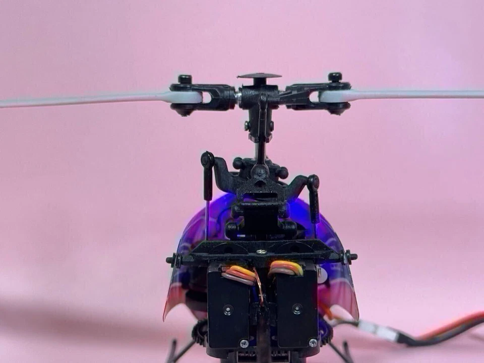 K110S RC Helicopter Swash Plate Black Stabilizer for XK 1800mAh Battery Used Jap - Image 3 of 4