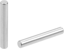 uxcell 50Pcs 3mm x 20mm Dowel Pin 304 Stainless Steel x 20mm, silver tone 