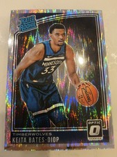 2018 Panini Donruss Optic Keita Bates-Diop Shock Prizm Rookie 191 MINT