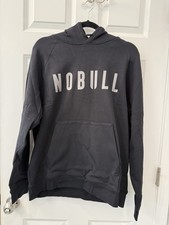 NWT Women s Nobull Logo French Terry Hoodie Medium Black
