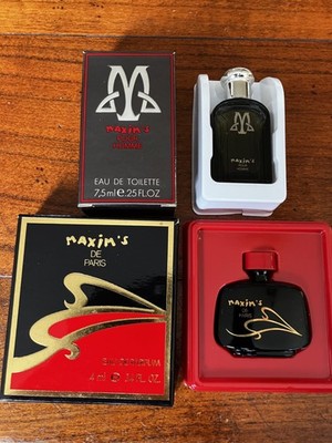 2 Parfum Miniaturen - Maxim's (Mann und Frau) 4 und 7,5 ml voll