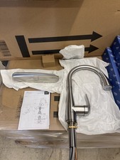GROHE Elberon 30211DC1 Single Handle Pull-Down Kitchen Faucet Super Steel