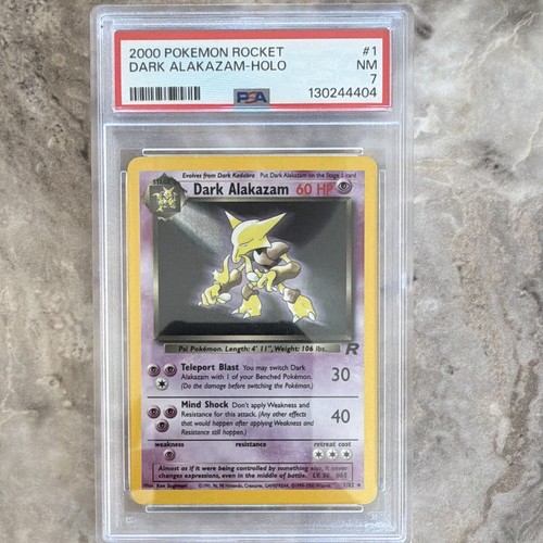 Dark Alakazam (Unlimited) graded PSA 7 for sale on eBay