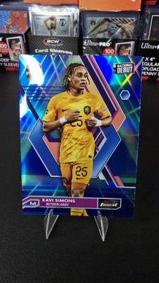 2023 Topps Finest Road to UEFA Xavi Simons National Debut /250 