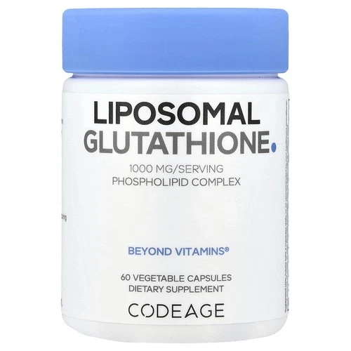 Liposomal Glutathione, 60 Vegetable Capsules (500 mg per Capsule)